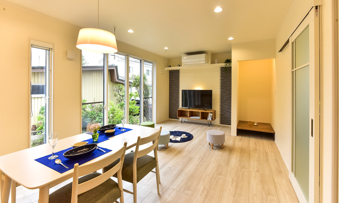 広々使えるリビングへ大変身